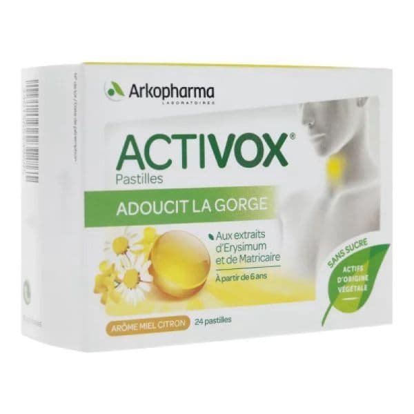 ACTIVOX SS SUC PAST MIEL CITRON B/24