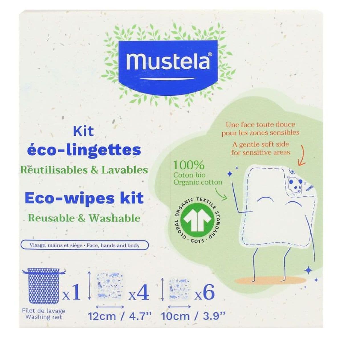 MUSTELA BB ENF LING ECO KIT/6 10X10CM+4 12X12