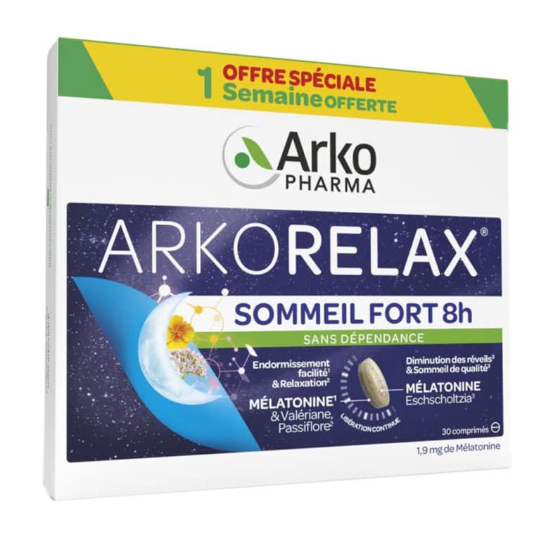ARKORELAX SOMMEIL FORT 8H CPR B/30