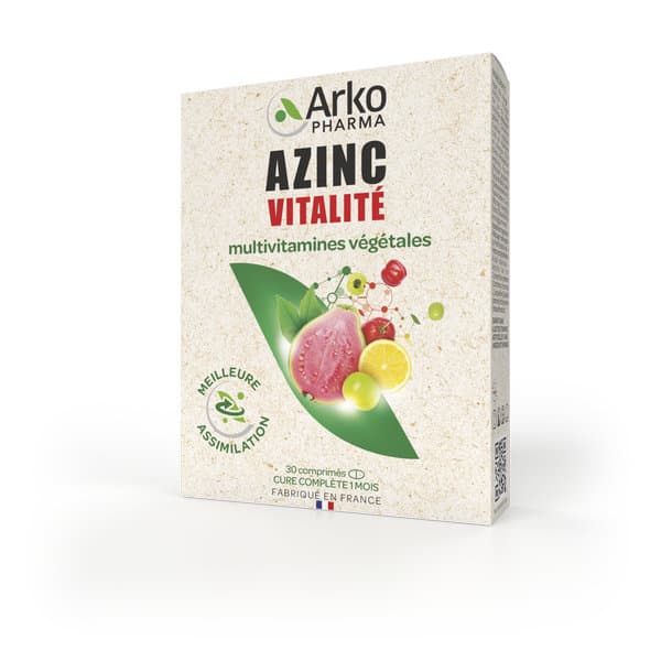 AZINC VEGETAL VITALITE MULTIVIT CPR B/30