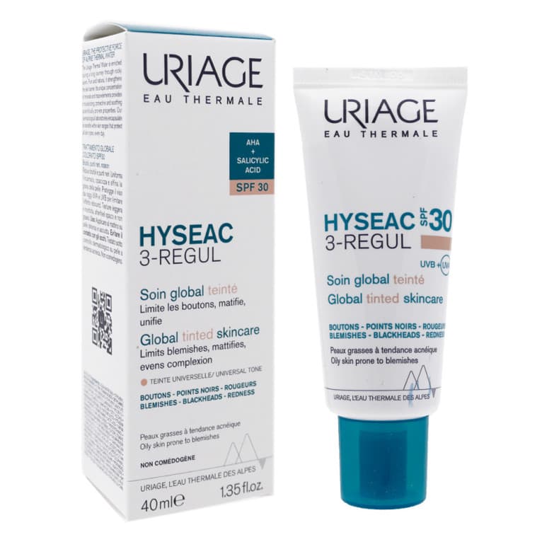 URIAGE HYSEAC 3-REGUL SPF30 CR SOIN GL T 40ML
