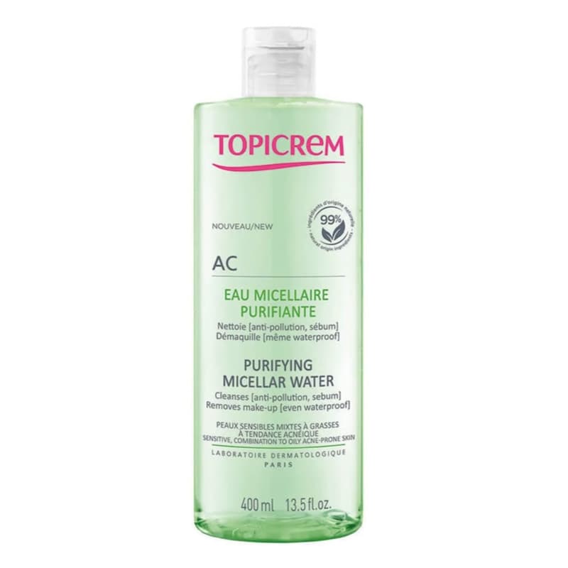 TOPICREM AC EAU MICELLAIRE PURIF FL/400ML
