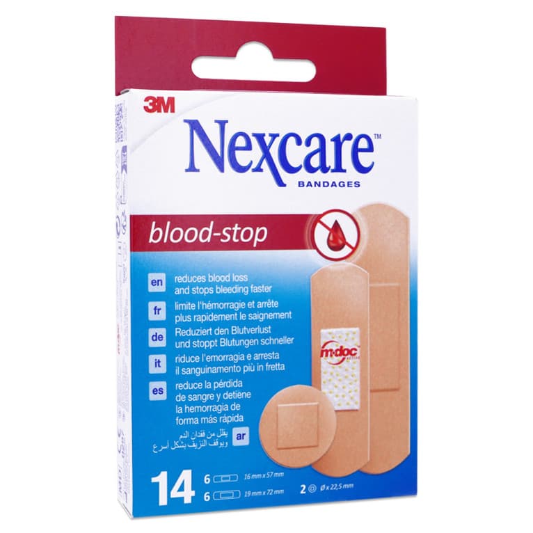 Gsa NEXCARE BLOOD-STOP PANS M-A C HE ASSORT B/14