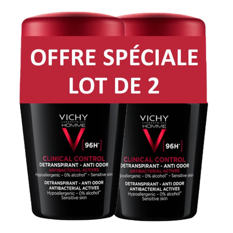 Vichy VICHY HOMME DETR CLINICAL CONTROL 96H 2/50ML