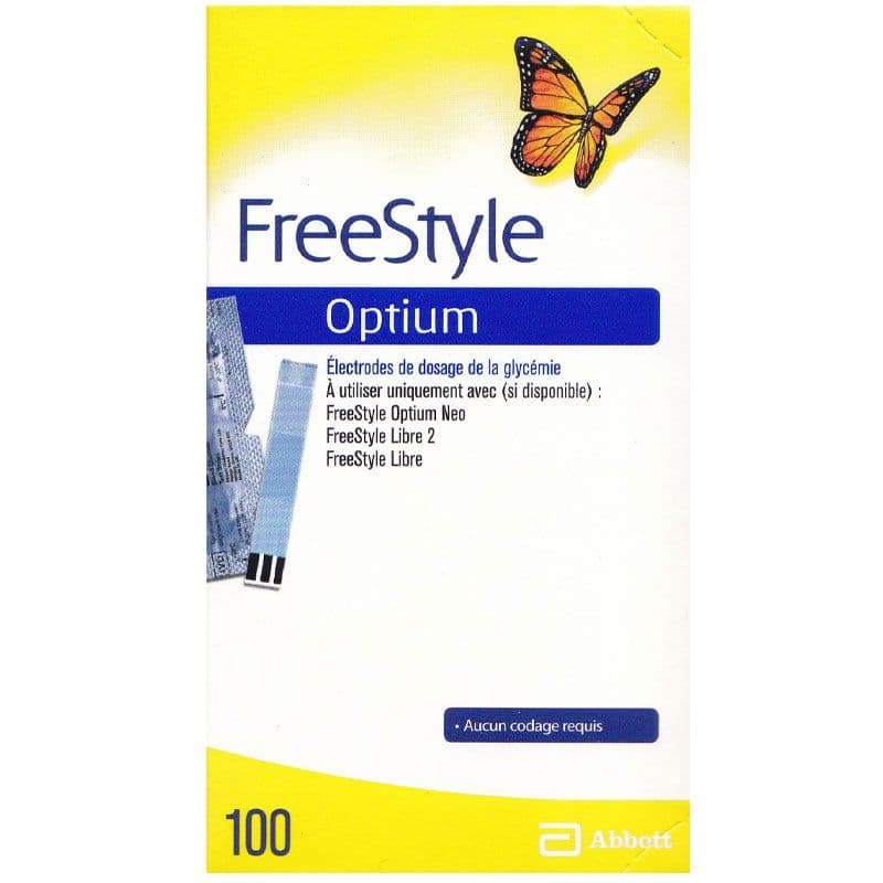 FREESTYLE OPTIUM ELECTROD B/100