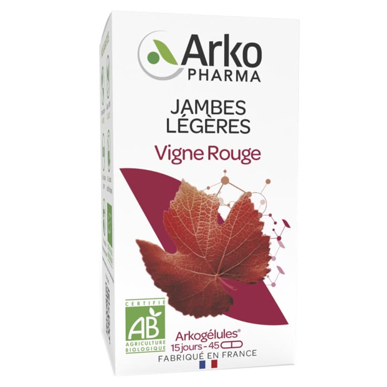 Arkopharma ARKOGELULES VIGNE ROUGE BIO GEL FL/45