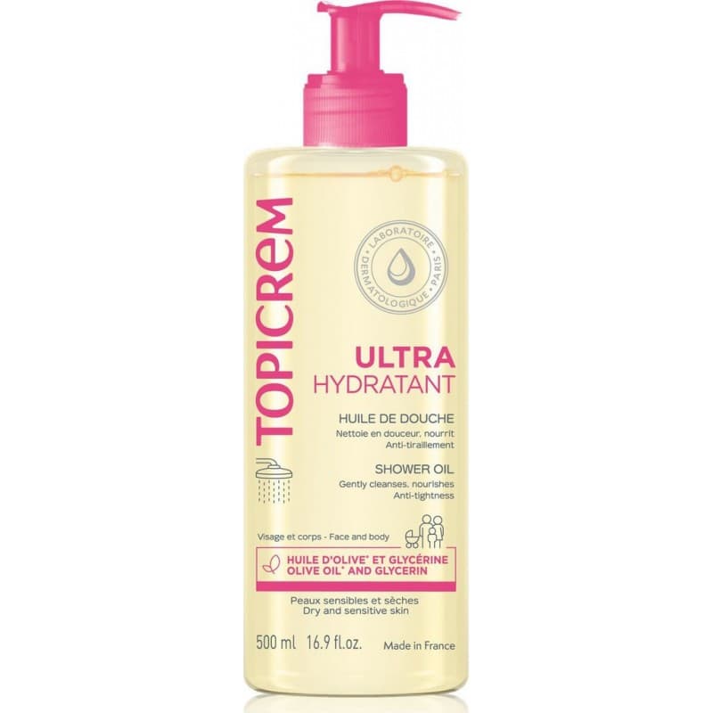 TOPICREM ULTRA-HYDRAT CORP HLE DCHE 500ML