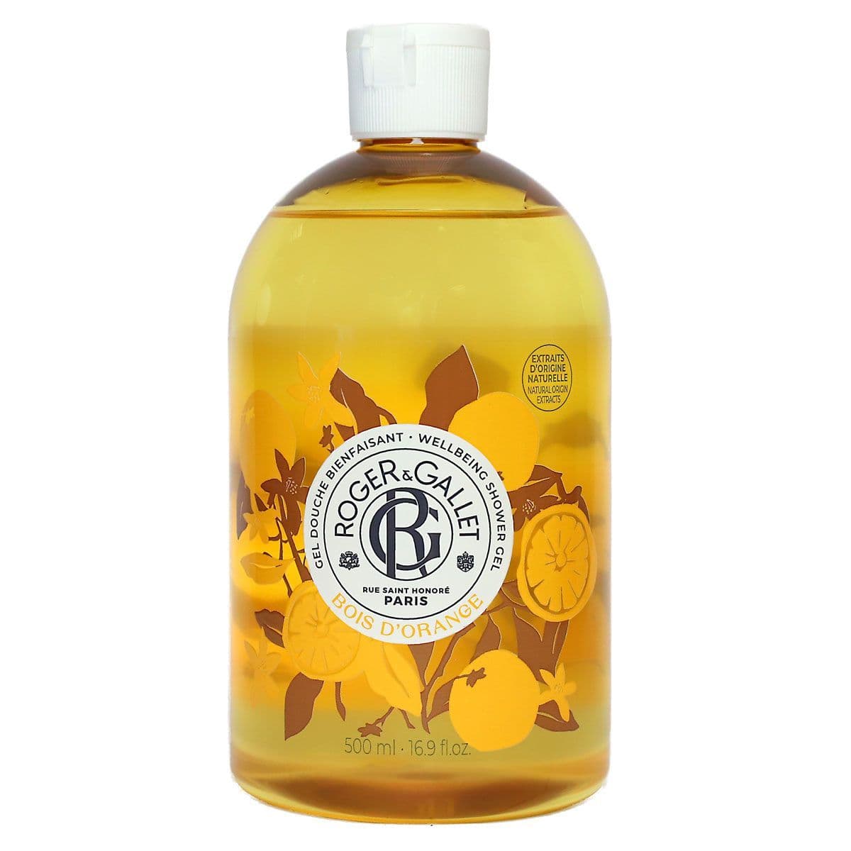 R GALLET BOIS D'ORANGE GEL DCHE FL/500ML