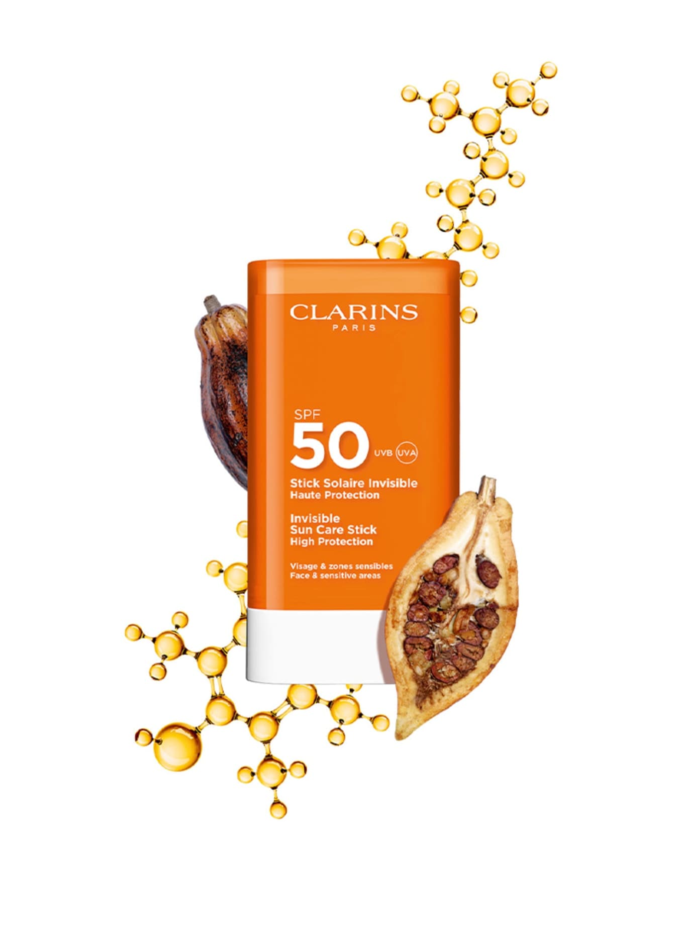 CLARINS SOLAIRE STICK INVISIBLE SPF50 17G