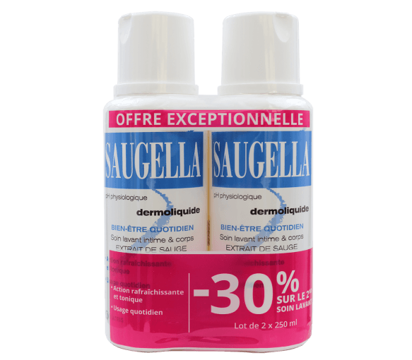 SAUGELLA EMULS DERMOLIQ LAV 2FL/250ML