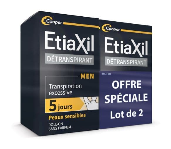 Cooper_Réseau Soin ETIAXIL MEN DETR AISS PSENS 2ROLL-ON/50ML
