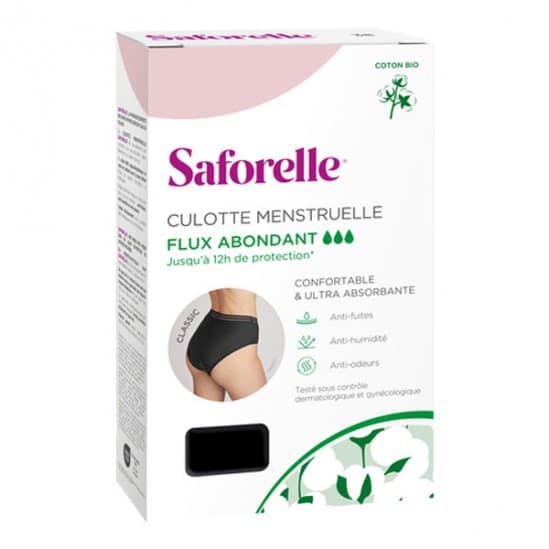 SAFORELLE CULOTTE MENSTR FLUX ABOND T40