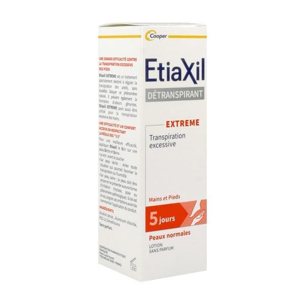 Cooper_Réseau Soin ETIAXIL PIEDS LOT ANTITRANSP PN FL/100ML