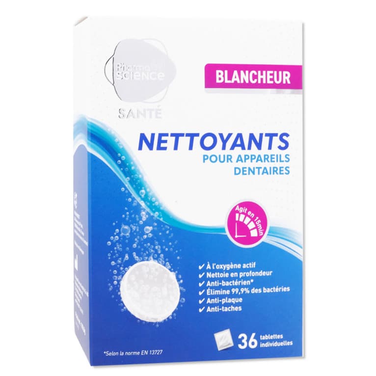 NETTOYANT APPAREILS DENT X36 PHARMASCIENCE
