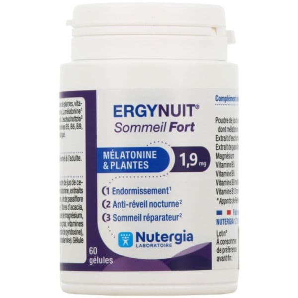 ERGYNUIT SOMMEIL FORT 60 GELULES