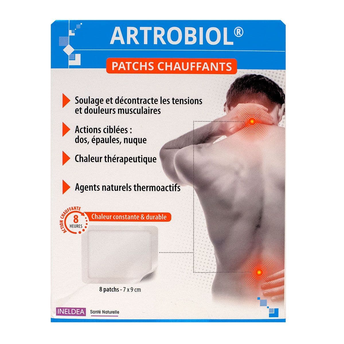 Ineldea ARTROBIOL PATCH CHAUFF B/8