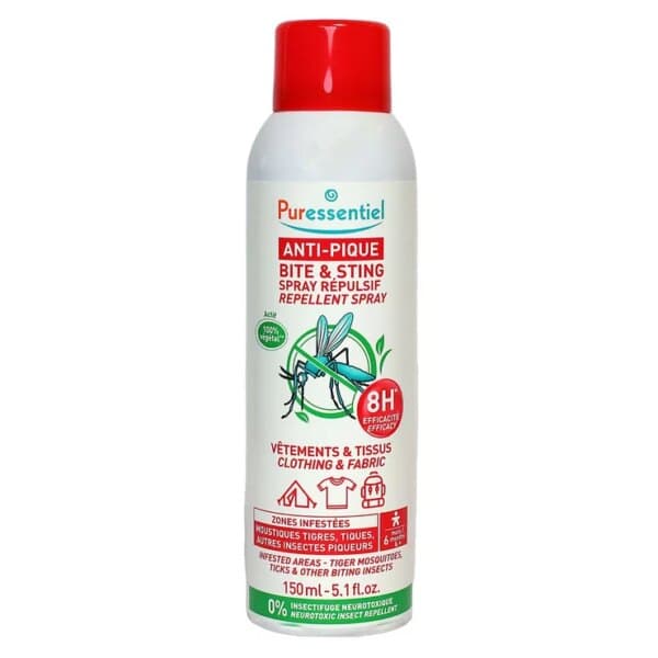 PURESSENTIEL ANTI-PIQUE SPRAY VET&TISS 150ML